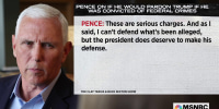 Pence on Trump pardon talk: It's too early