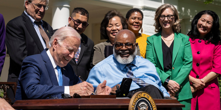 President Joe Biden speaks in the Rose Garden of the White House about efforts to increase access to child care and improve the work life of caregivers, on April 18, 2023.