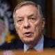 Senate Judiciary Committee Chair Dick Durbin (D-Ill.) speaks during a meeting on Capitol Hill May 18, 2023.