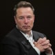 Elon Musk speaks at the VivaTech fair in Paris